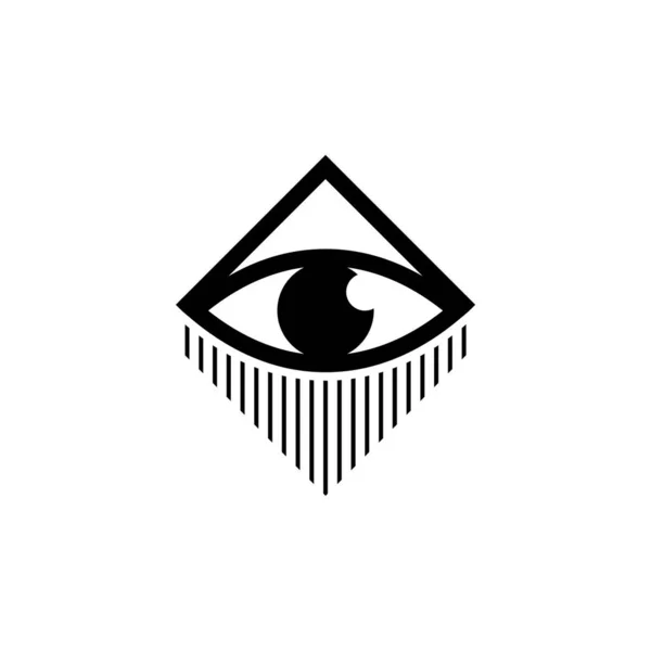 Σχεδιασμός Λογότυπου Πυραμίδας Ματιών — Διανυσματικό Αρχείο