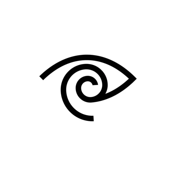 Οφθαλμικό Ιερογλυφικό Σχέδιο Λογότυπου Μονογράμματος Διάνυσμα — Διανυσματικό Αρχείο