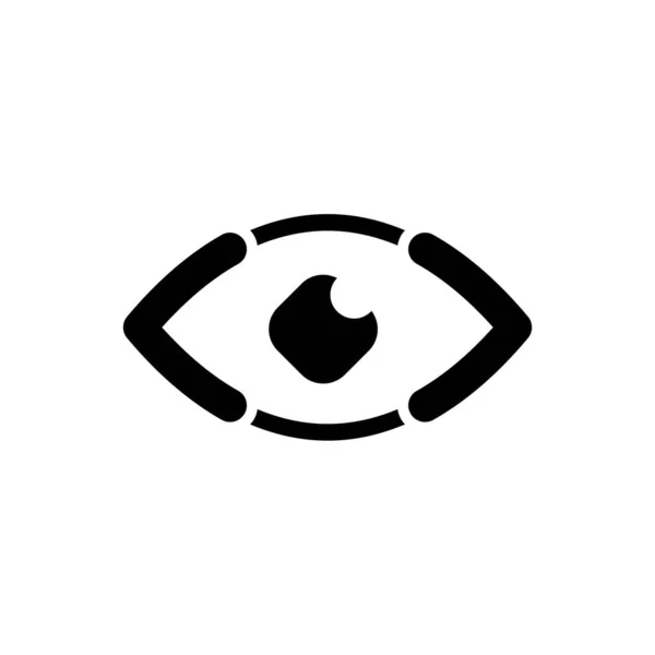 Eye Technology Software Logo Design — Stock Vector