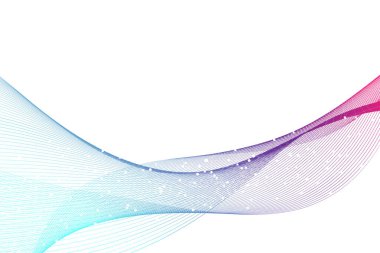 Bilimsel illüstrasyon genetik mühendisliği ve gen manipülasyonu kavramı. DNA sarmalları, DNA iplikleri, molekül veya atom, nöronlar. Bilim ya da tıp geçmişi için soyut bir yapı. Dalga akışı