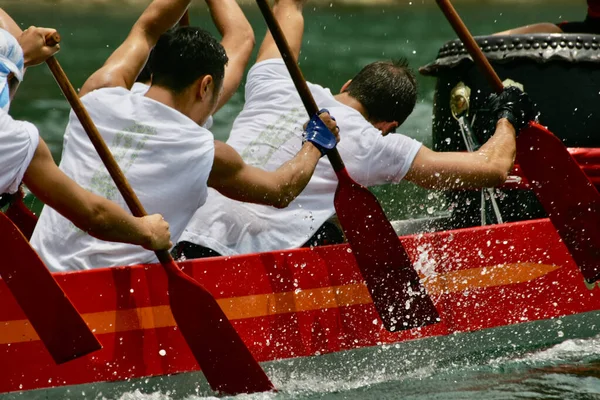 Drachenbootrennen lizenzfreie Stockbilder