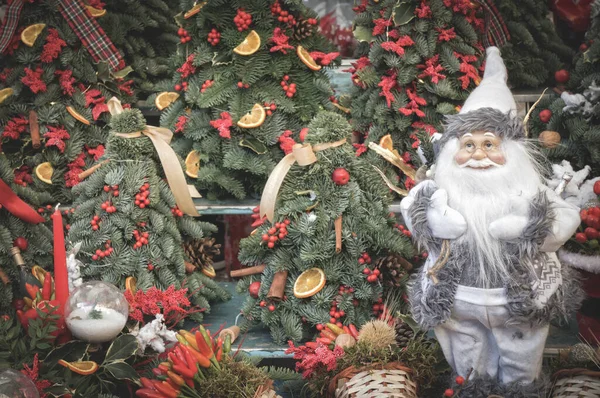 Mercado Tradicional Navidad Con Espacio Para Copias — Foto de Stock