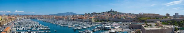 Vieux Port Marseille France Est Point Fort Architectural Europe Raison — Photo