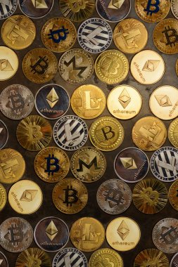 arka plan formu kripto para paraları