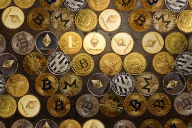 arka plan formu kripto para paraları
