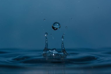 Temiz su damlaları yakın plan