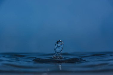 Temiz su damlaları yakın plan