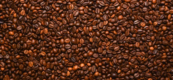 Ziarna Kawy Tekstura Tła — Zdjęcie stockowe