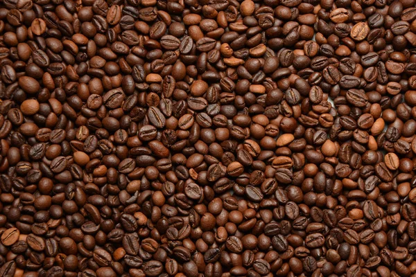 咖啡豆背景质感 — 图库照片