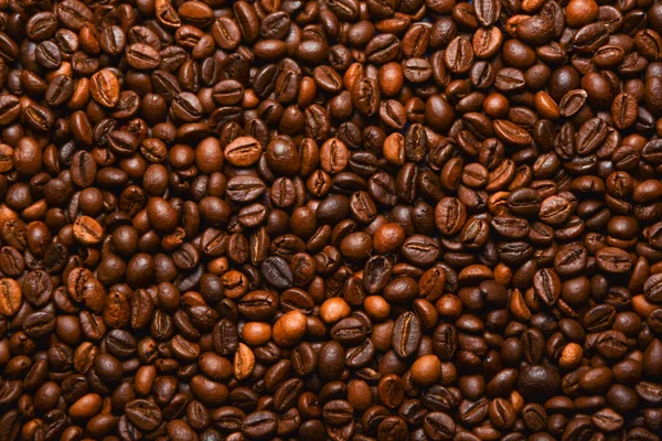 Kaffeebohnen Hintergrund Textur — Stockfoto