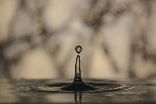 Gotas Água Limpa — Fotografia de Stock