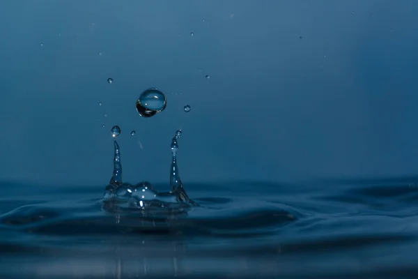 Tropfen Sauberes Wasser — Stockfoto