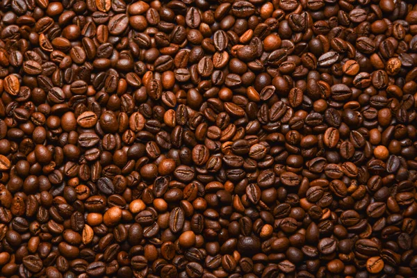 Ziarna Kawy Tekstura Tła — Zdjęcie stockowe