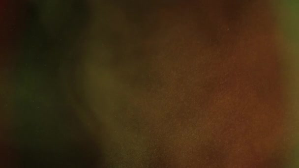 Flotteur de poussière sur fond noir