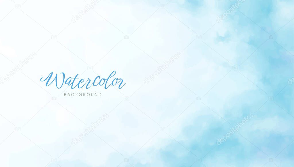 blue colorful abstract watercolor texture background design