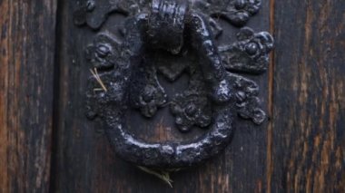süslü Ferforje kapı kolu 