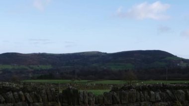 İngiltere 'de Holmfirth kırsal manzarası Yorkshire