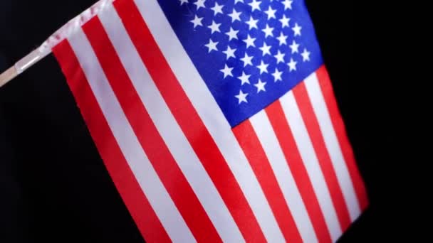 Sterne und Streifen Flagge der Vereinigten Staaten von Amerika — Stockvideo
