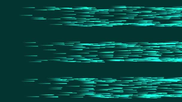 Binäre Datenströme ändern sich mit Geschwindigkeit Animation — Stockvideo