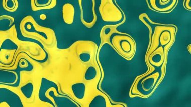 Harika, psikedelik, sarı ve pembe renkli animasyon. 