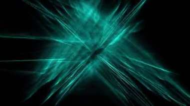  Geleceksel ızgara hologramı uzay animasyonunda yüzüyor 