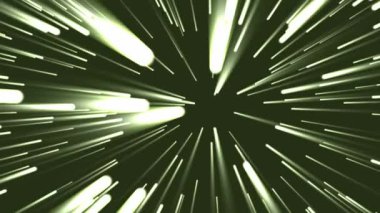 Uzayda yörüngede dönen ışıkların canlandırılmış arka plan girdabı