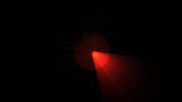 Geanimeerde achtergrond vortex van lichten baan met explosie — Stockvideo