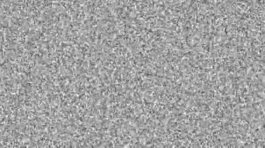 Siyah arkaplan animasyonunda parazit statik çizgileri 