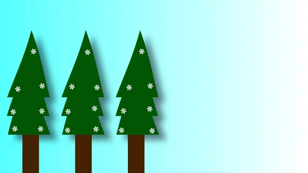 Mavi kar yağışlı arka plan resimlerinde Noel ağaçları