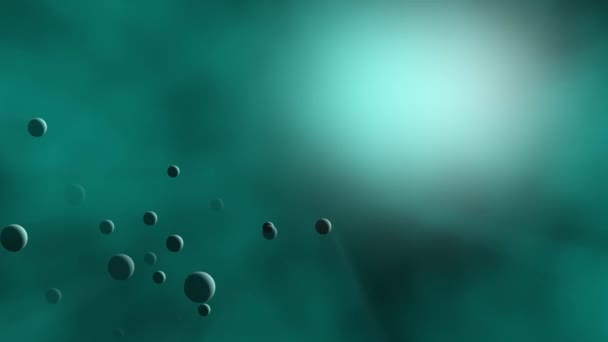 Planets Orbit Distant Deep Space Fantasy Animation Black Background — ストック動画