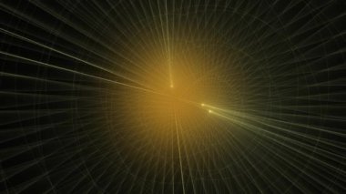 Beams of golden light flares background animation abstract 