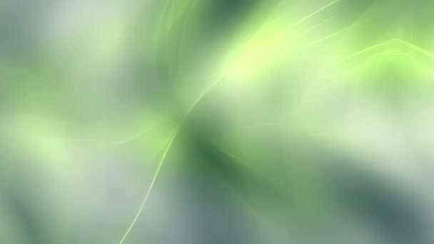 Futuristic Green Light Rays Moving Speed Smoke Abstract Animation Background — Stockvideo
