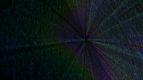 棱镜光线在空间概念抽象动画中飘扬 — 图库视频影像