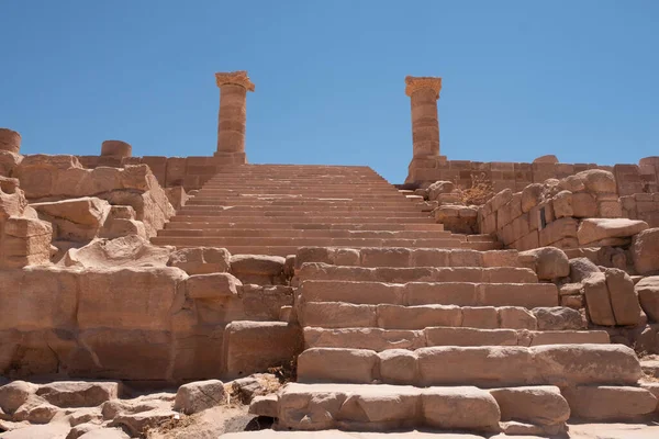 Ruinen Von Petra Weltkulturerbe Der Unesco Jordanien — Stockfoto