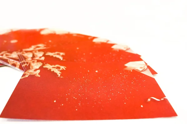 Kırmızı Noel ve Yeni Yıl dilek kartları