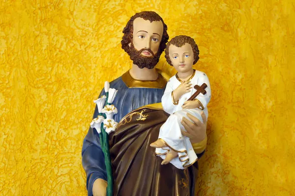 San Giuseppe Gesù Bambino Della Chiesa Cattolica San Jose Menino — Foto Stock