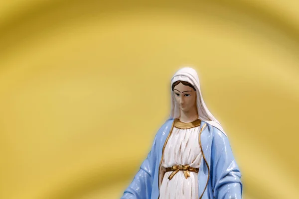 Katolik Dininde Tanrı Nın Annesi Meryem Ana Nın Heykeli Bakire — Stok fotoğraf