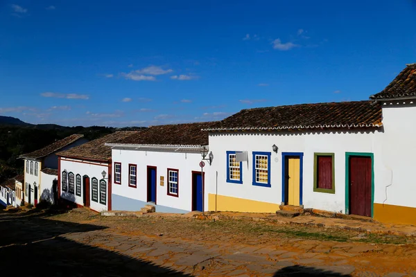Tiradentes Minas Gerais Brazil July 2021 House Characteristic Building City — 스톡 사진