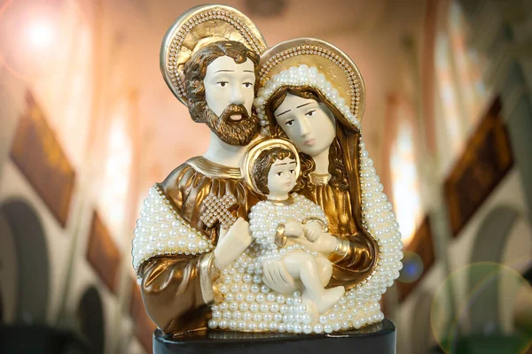 Den Katolska Kyrkans Heliga Familj Jesus Maria Och Josef Sao — Stockfoto