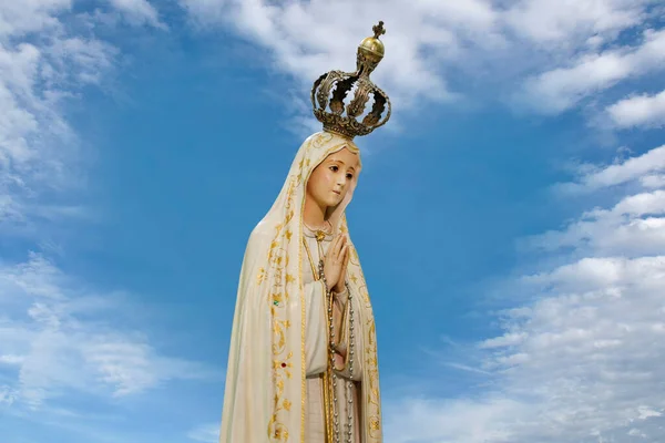 Statue Unserer Lieben Frau Von Fatima Mutter Gottes Der Katholischen — Stockfoto