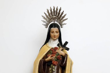 Çocuk İsa 'nın Aziz Therese heykeli, Lisieux Therese - Santa Terezinha - Katolik dininin azizi