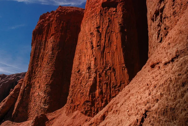 Tęczowa Dolina Krajobraz Pustyni Atacama Chile — Zdjęcie stockowe