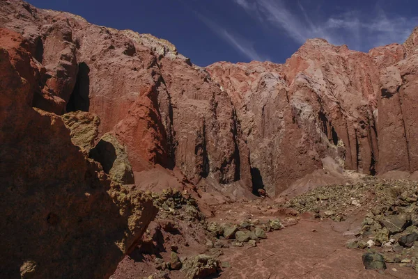 Rainbow Valley Paesaggio Del Deserto Atacama Cile — Foto Stock