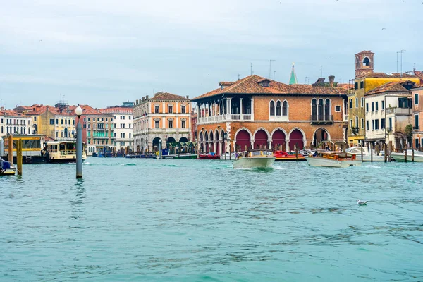 Diciembre 2021 Venecia Italia Una Vista Sobre Gran Canal Venecia — Foto de Stock