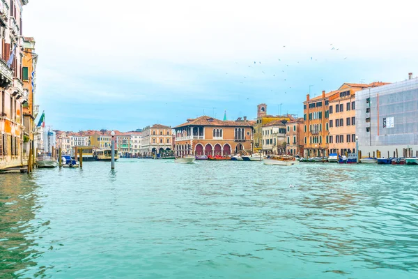 Diciembre 2021 Venecia Italia Una Vista Sobre Gran Canal Venecia — Foto de Stock