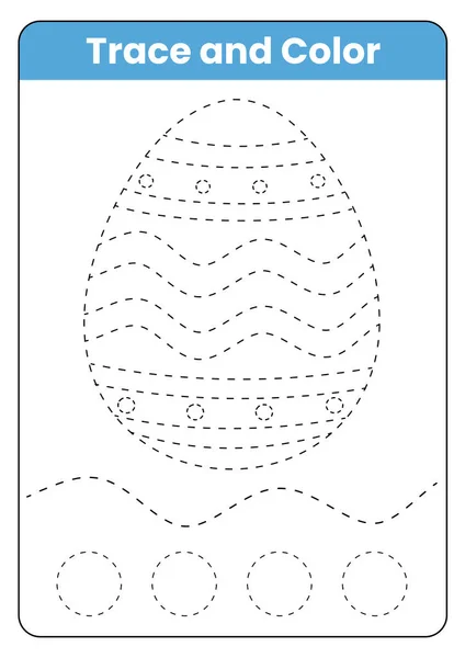 Çocuklar için iz ve renk Paskalya yumurtası taşıyıcısı