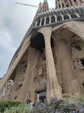 Templo Expiatorio de la Sagrada Familia de Gaudi (Barcelona, Katalonya, İspanya)