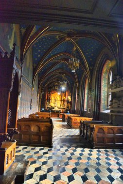 Vistas de los diferentes lugares turisticos de Cracovia, Polonia 