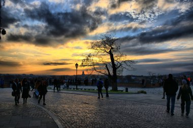 Vistas de los diferentes lugares turisticos de Cracovia, Polonia (Castillo de Wawel)
