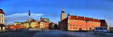 Views of the different tourist places in the city Warsaw, Poland. Stare Miasto (Old Town). Barbacana